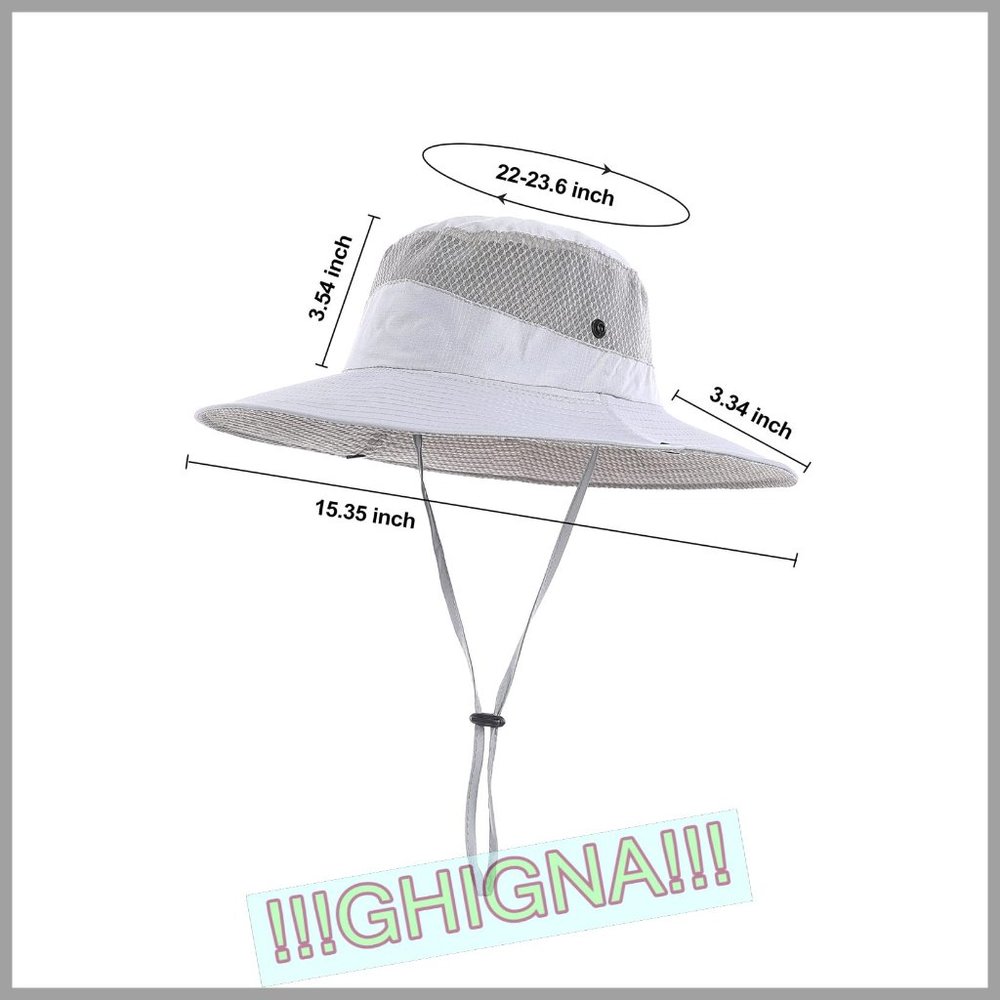 Waterproof Fishing Hat Safari Hat Foldable Boonie Cap - Picture 3 of 4